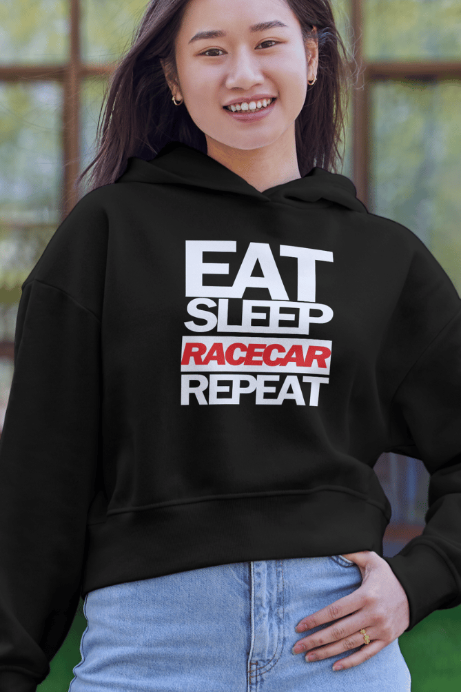 MinkPink Eat sold Sleep Sweat Repeat Cropped Sweatshirt