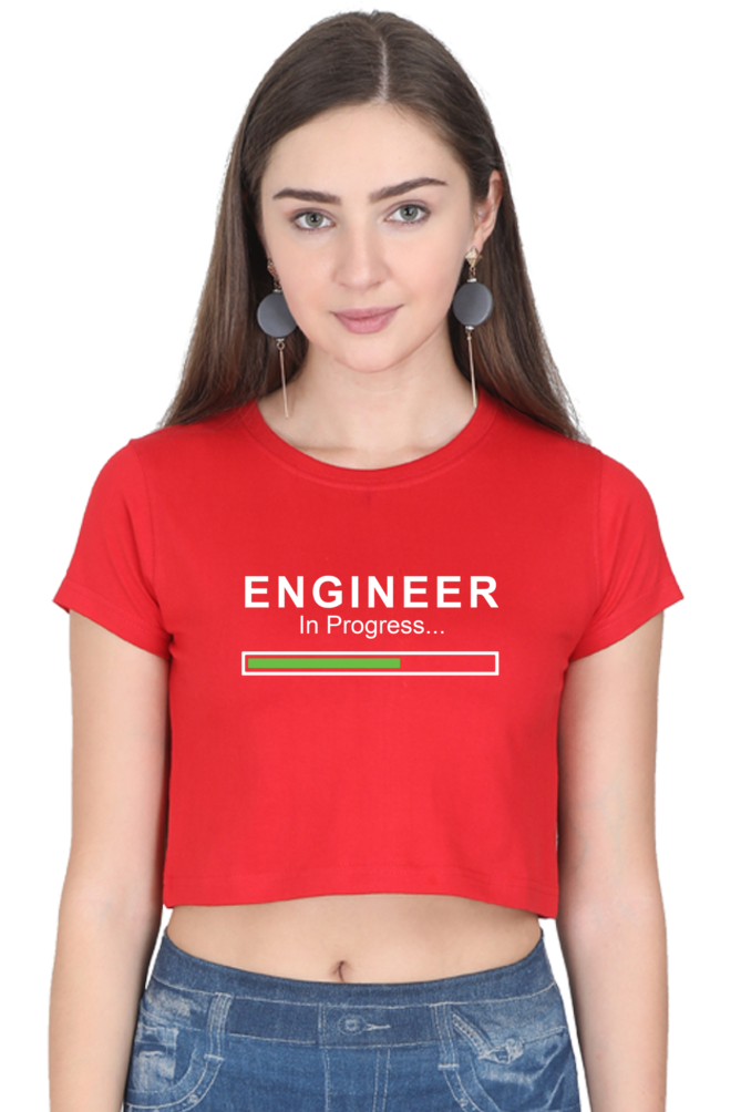 Engineer in Progress Crop Top WOMEN