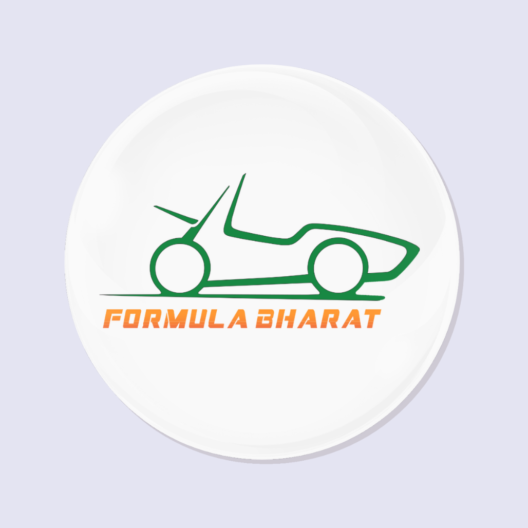 Formula Bharat Logo Button Badge 58mm