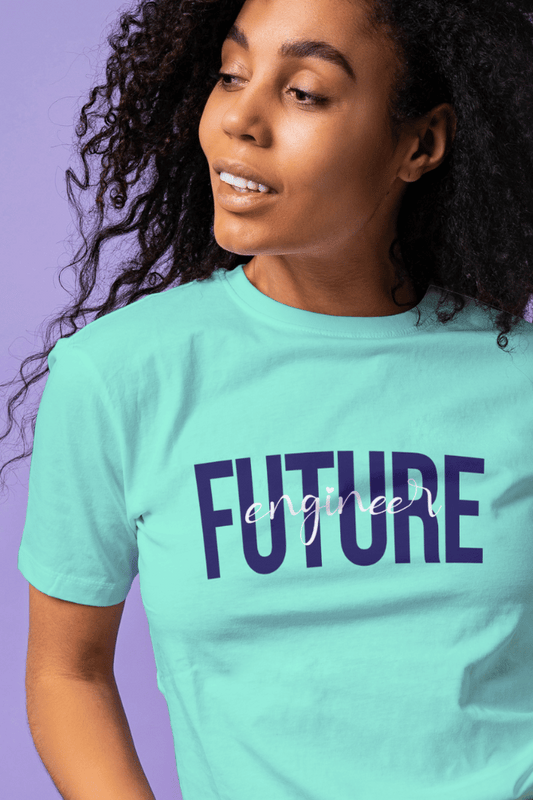 Future Engineer Text Crop Top WOMEN