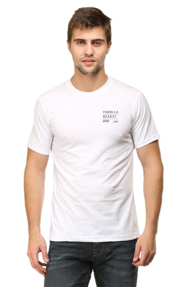 Formula Bharat 2025 Sketch Print Round Neck T-Shirt UNISEX