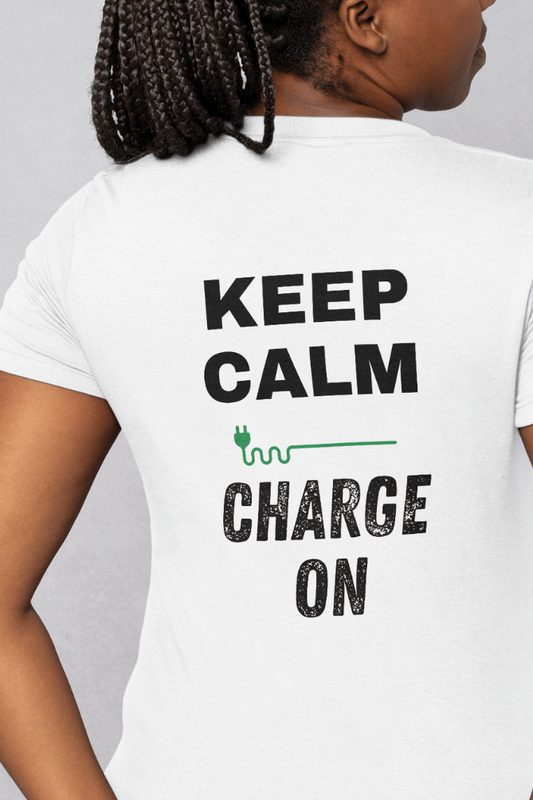 Keep Calm Charge ON Formula Bharat Electric Round Neck T-Shirt UNISEX