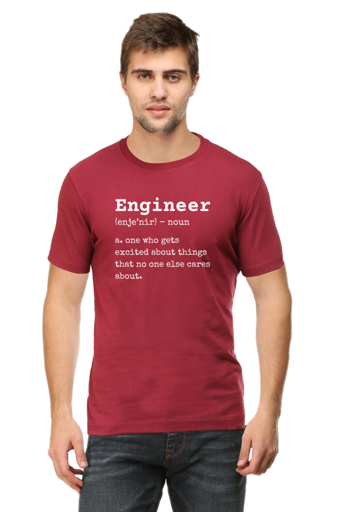 Engineering Funny Definition Round Neck T-Shirt UNISEX