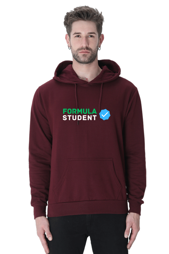 Formula Student Verified Checkmark Hooded Sweat Shirt UNISEX