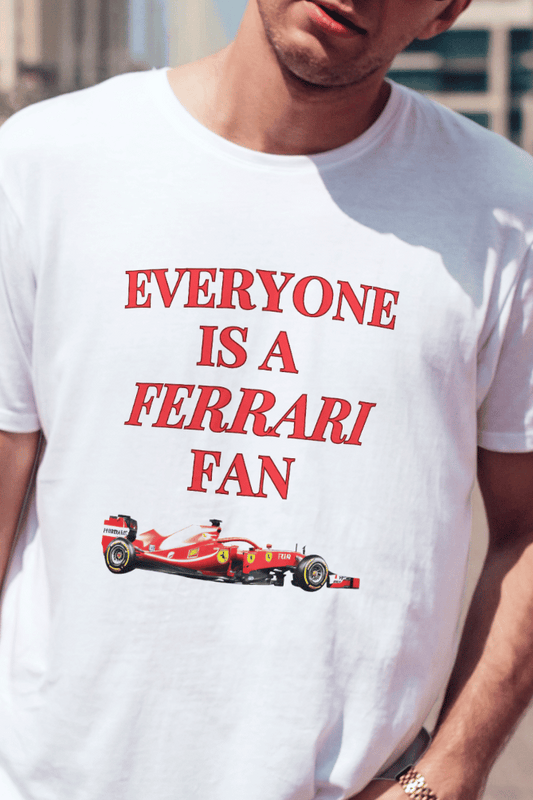 Everyone Is A Ferrari Fan Oversized Classic T-Shirt UNISEX