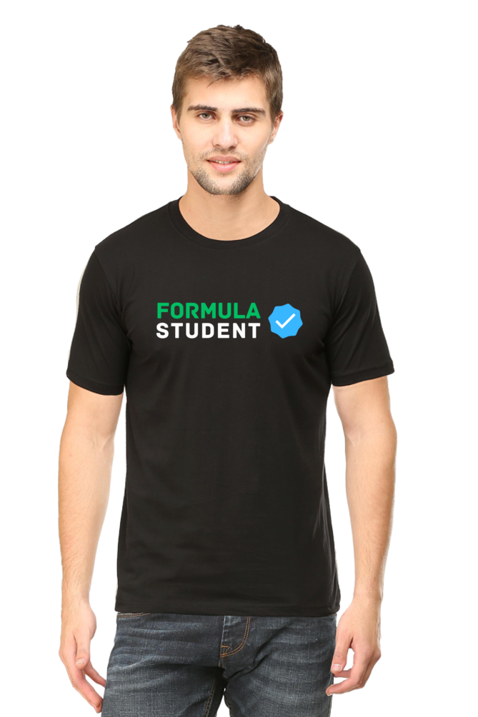 Formula Student Verified Checkmark Round Neck T-Shirt UNISEX