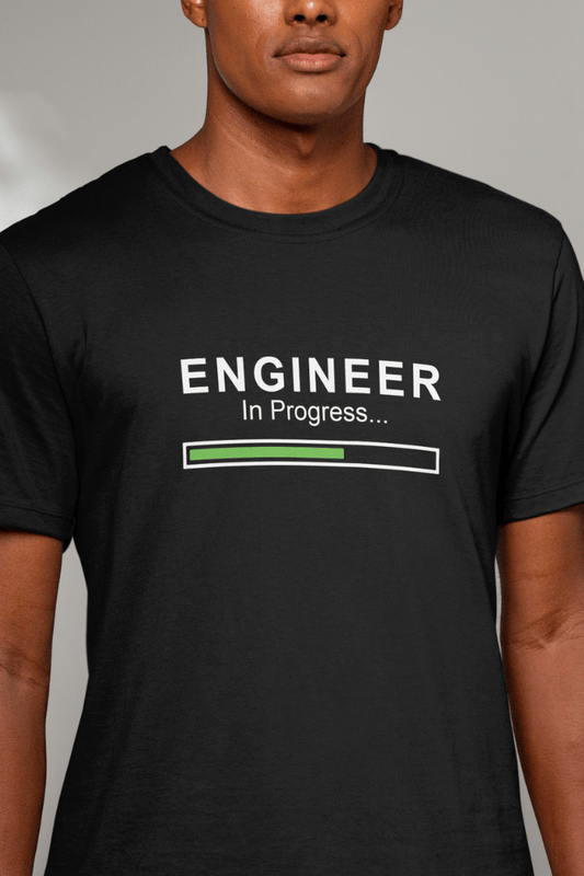 Engineer In Progress Text Oversized Classic T-Shirt UNISEX