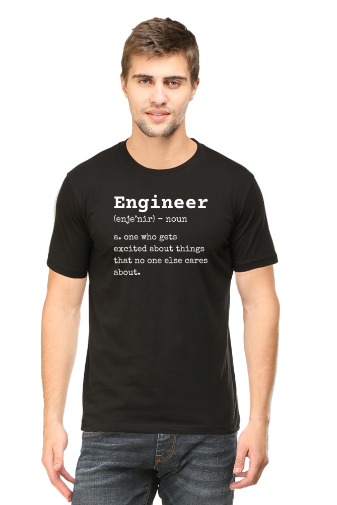 Engineering Funny Definition Round Neck T-Shirt UNISEX