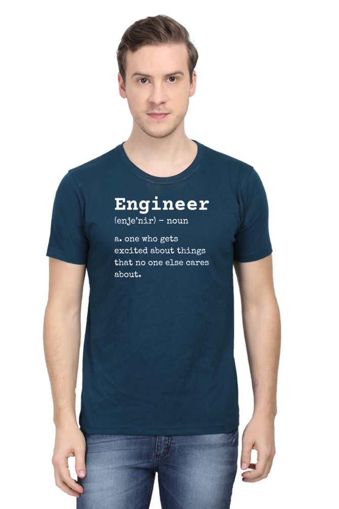 Engineering Funny Definition Round Neck T-Shirt UNISEX