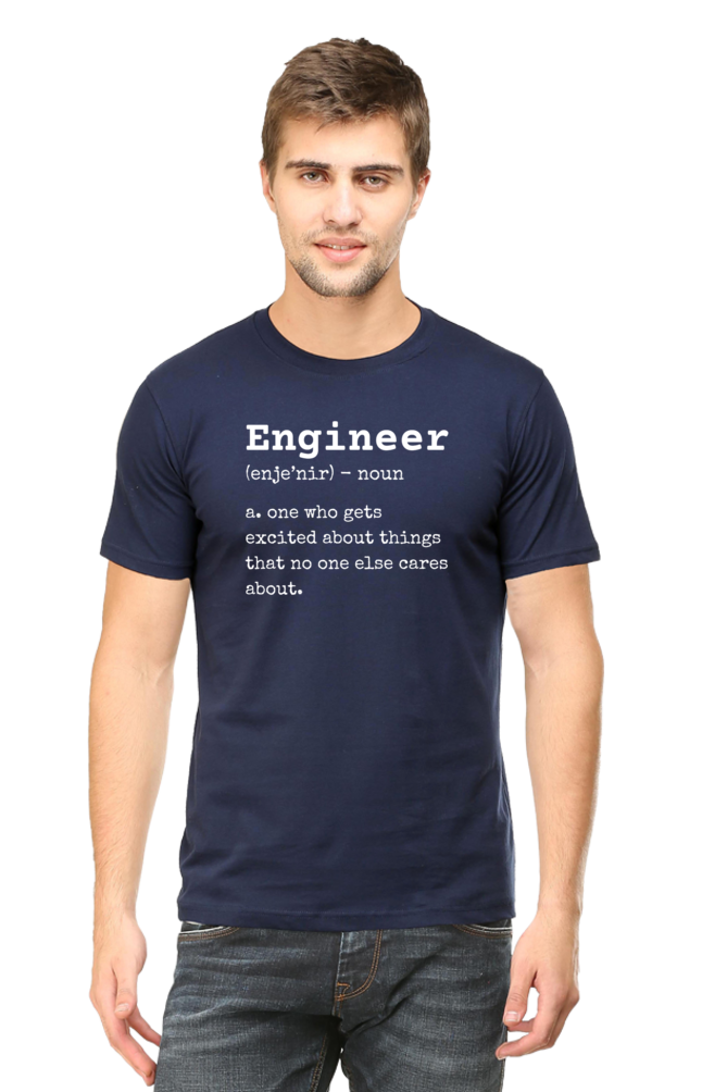 Engineering Funny Definition Round Neck T-Shirt UNISEX