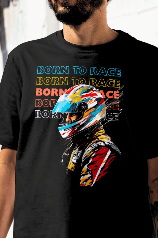 Born to Race Motorsports Driver Round Neck T-Shirt UNISEX