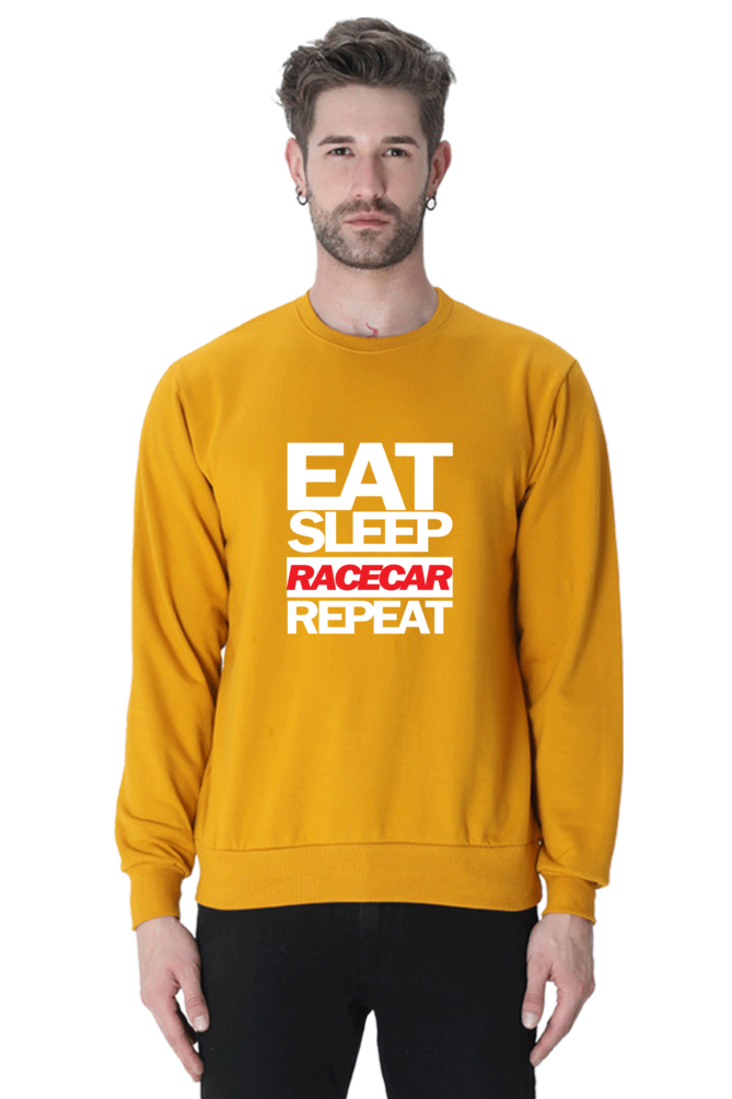 Eat Sleep Racecar Repeat Sweatshirt UNISEX