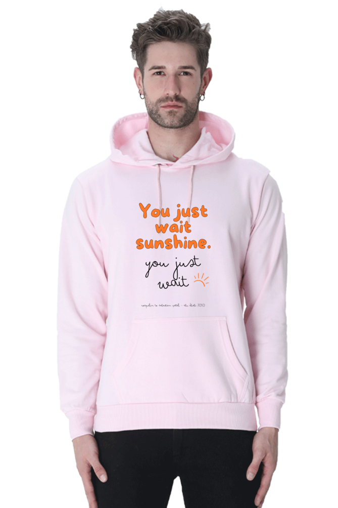 You Just Wait Sunshine Vettel Black Text Hooded Sweat Shirt UNISEX