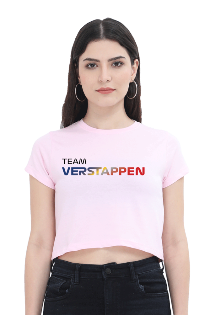 Team Verstappen Front ONLY Crop Top WOMEN