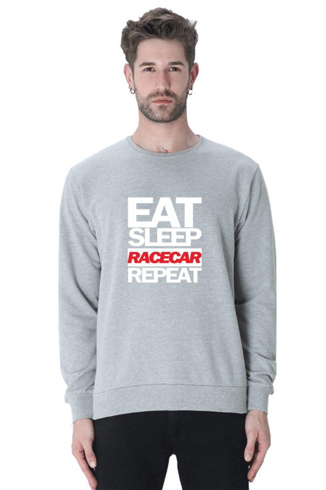 Eat Sleep Racecar Repeat Sweatshirt UNISEX