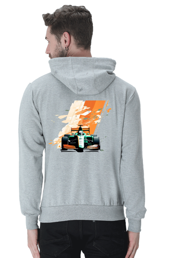 Racecar India 01 Graphic Hooded Sweat Shirt UNISEX