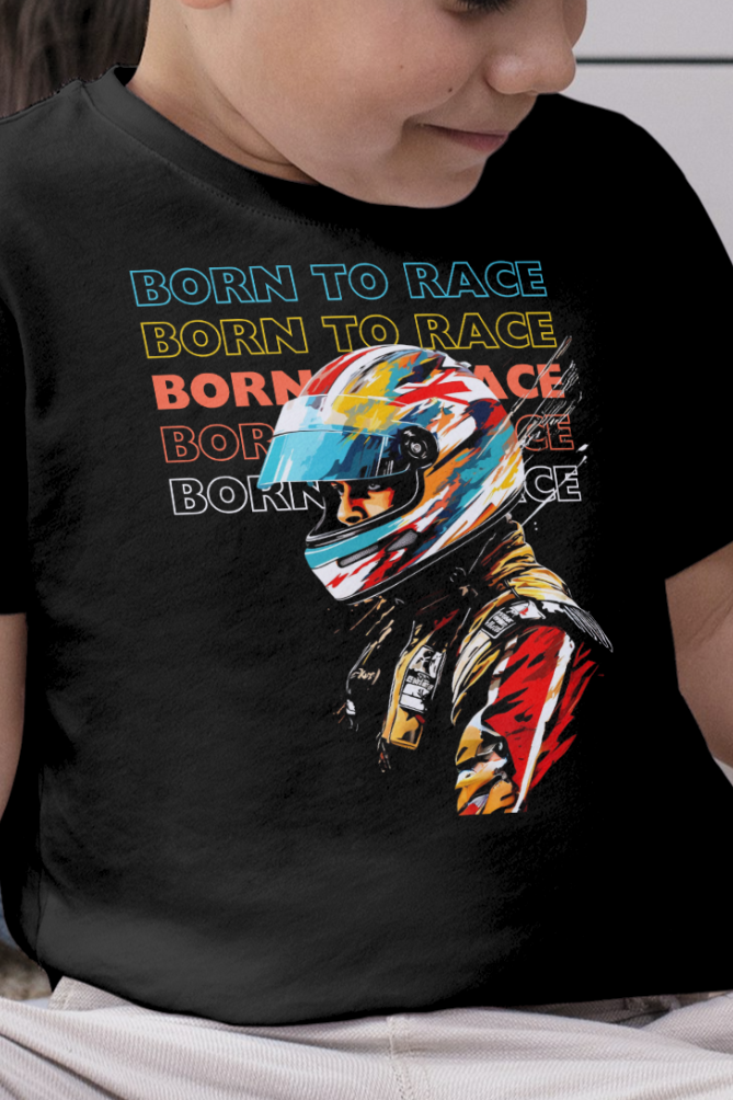 Born to Race Motorsports Driver Kids T-Shirt UNISEX