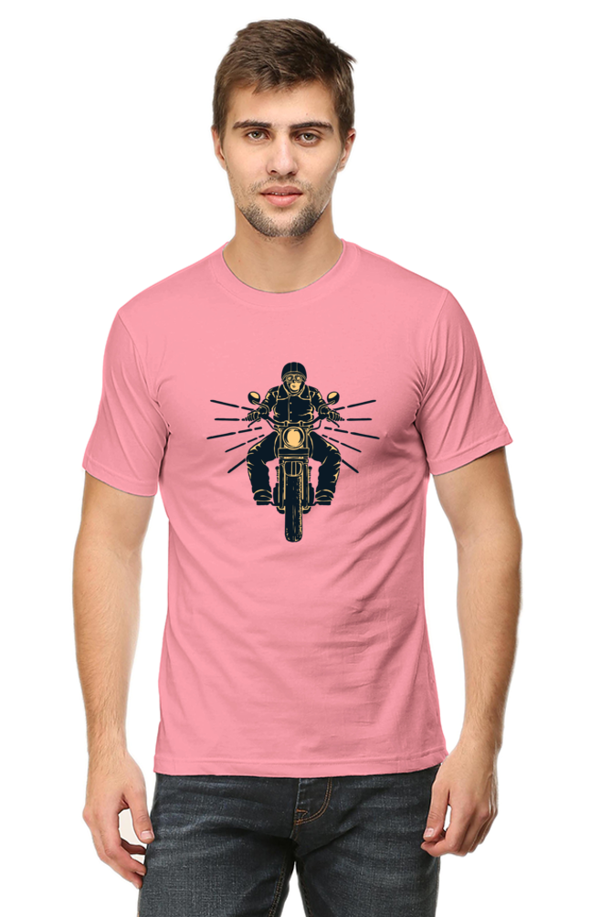 Bike Rider Motorcycle Enthusiast Round Neck T-Shirt UNISEX