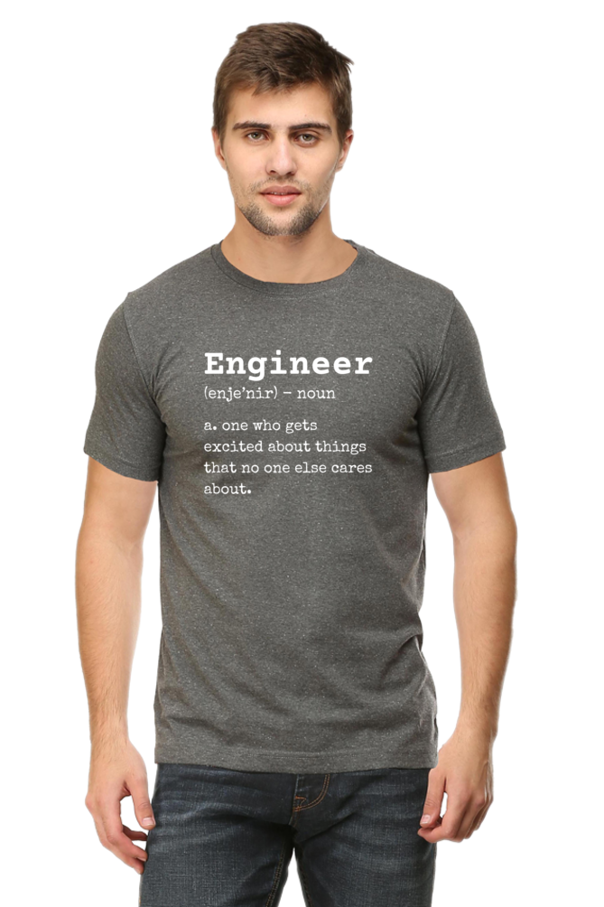 Engineering Funny Definition Round Neck T-Shirt UNISEX