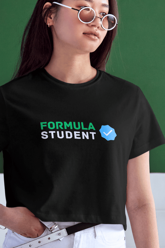Formula Student Verified Checkmark Crop Top WOMEN