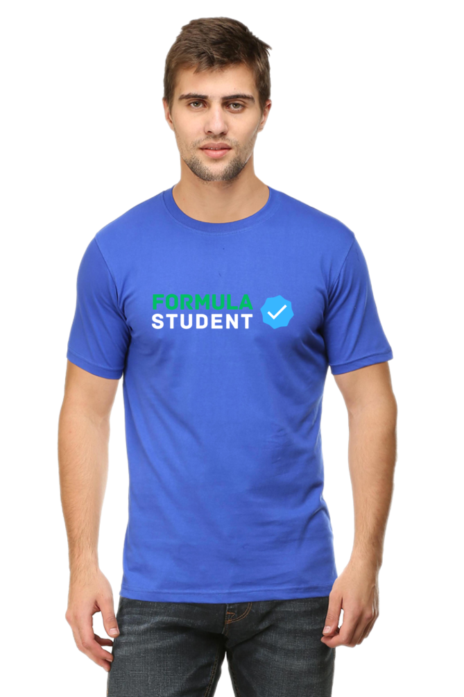 Formula Student Verified Checkmark Round Neck T-Shirt UNISEX